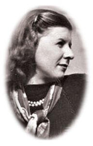 Anne McLean, ‘Spitfire Annie’. Married surnames were Newton (Mrs Robert) and Penrose.
